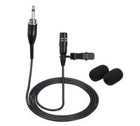 QUARKZMAN Micro Cravate Lavalier, Microphone À Condensateur Miniature Avec Connecteur 3.5mm À Vis, Micro Cravate Directionnel Filaire 1m Pour Présentateurs Musiciens Acteurs