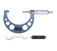 QUARKZMAN Micromètre Extérieur 2-3 Pouces Plage +/-0.0001 Pouce Précision Micromètre Avec Arrêt À Cliquet Métal Outil De Mesure De Précision Industriel Pour Machiniste Ingénieur, Bleu