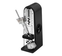 QUARKZMAN Mini Metronome Mecanique,Haute Precision Chronometre Musical Professionnel Metronome Universel Pour Piano Guitare Violin Ukulele Joueur,Black