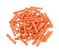 QUARKZMAN Mini Parchemins Vintage À Messages, 100Pcs 10x5cm Rouleaux De Papier À Souhaits Aléatoires Pour Anniversaire Fête, Orange Rouge