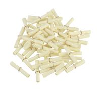 QUARKZMAN Mini Vintage Messages Paper Scrolls, 100Pcs 10 x 5cm Random Valentine Message Wish Paper Roll Pour Party Birthday, White