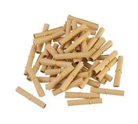 QUARKZMAN Mini Vintage Messages Paper Scrolls, 48Pcs 5 x 5cm Random Valentine Message Wish Paper Roll For Party Birthday, Khaki