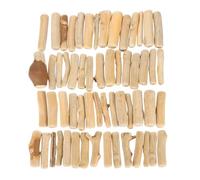 QUARKZMAN Morceaux De Bois Flotté Naturel De 2.4", Diamètre De 0.3" À 0.7" Branches De Bois Flotté Pour Artisanat Bâtons De Bois Pour DIY Accessoires Photo Décoration Murale, Couleur Bois