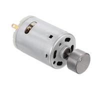 QUARKZMAN Moteur de Vibration DC 12-24V 4700 Tr/Min x 1 Pièce - Moteur de Vibration DC Micro Haute Vitesse pour Mini Ventilateur, Bricolage Électrique, [Ton Argenté]