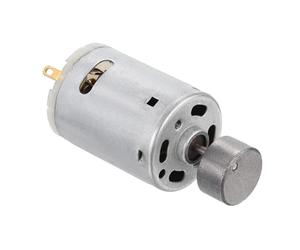 QUARKZMAN Moteur de Vibration DC 12-24V 4700 Tr/Min x 1 Pièce - Moteur de Vibration DC Micro Haute Vitesse pour Mini Ventilateur, Bricolage Électrique, [Ton Argenté]