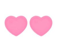 QUARKZMAN Moule Silicone cœur troué Rose 2 pièces | Kit pour résine époxy, pendentifs, porteclés, ornements, gemmes, art résine, artisanat, bricolage