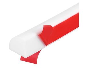 QUARKZMAN Moulures Flexible Silicone 300cm, 20x18mm Moulure Autocollant Mural Double Face Auto-Adhésif Quart de Rond, Joint Décoratif pour Plafond Mur Angle Sol Baignoire Barrière Eau, Blanc