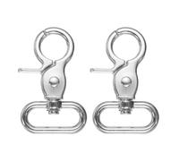 QUARKZMAN Mousqueton à Pivot mm Pièces Alliage de Zinc Bronze | Crochet à déclenchement à ressort, robuste, pour sangles et sacs, fermeture à griffe de homard, clip de cordon