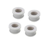 QUARKZMAN Mousqueton Caoutchouc Passe-fil Bouchon 19mm OD 11mm ID Joint Anti-Rayures Gris pour Boîte électrique Câble Tuyau, Paquet de 4