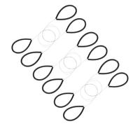 QUARKZMAN Outil À Fil De Poterie 6Pcs 45cm Standard Coupe-Argile avec Poignée en Caoutchouc pour Sculpture Pâte À Fromage, Noir