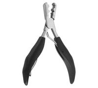 QUARKZMAN Outil De Concassage À Liaison Fusion Pour Extensions De Cheveux Kératine 5.7" Forme Plate Pince À Extensions Pré-Liées Outil D'Ouverture Et De Retrait D'Extensions Pour Micro