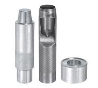 QUARKZMAN Outil de Poinçonnage de Trous à Œillets 20mm/0.79" pour Cuir, Poinçon Creux 20mm en Acier 45# avec Base pour Tissu, Vêtements, Artisanat et Sacs