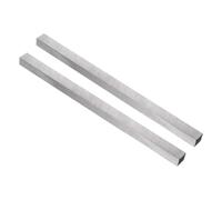 QUARKZMAN Outil de Tour 10mm x 12mm x 200mm, Carré Outil de Tournage de Tour, Blanks de Fraises Rectangulaires en Acier à Haute Vitesse (Hss), 2 Pièces