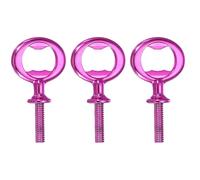 QUARKZMAN Ouvre-Bouteille, 3Pcs 81mm - Alliage De Zinc Ouvre-Bouteille À Vis, Kit D'Insertions Plates Pour Matériel Fileté Pour Mariage Fête À bordeaux DIY Artisanat Et Fait Main (Rose)