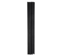 QUARKZMAN Pack De 10 10 Tiges De Soudure Plastique ABS 8 Pouces Noir | Double Brin Rond Pour Réparation Pare-Chocs Voiture Kayak, 2.5x5x200mm