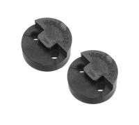 QUARKZMAN Pack de 2 Sourdines pour Violon 4/4 Sourdine de Pratique Rouge | Sourdine en Caoutchouc, pour Violon tranquille, Ensemble de Sourdines de Pratique, Style Ronde, pour Contrôle du Volume