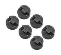 QUARKZMAN Pack de 6 Sourdines pour Violon 4/4. Sourdines en Caoutchouc pour Pratique Silencieuse. Style Ronde Rouge pour Contrôle du Volume de Violon 4/4