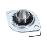 QUARKZMAN Palier à Semelle Sbpfl205-16 Roulements à Billes de 1" D'Alésage | Unités de Palier en Acier, Logement de Palier Monté à Bride avec Clé