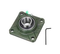 QUARKZMAN Palier Lisse UCF206, Alésage De 30mm Auto-Alignant, Base En Fonte Solide, Palier Lisse À Flasque Carré Monté En Acier Chromé, (ABEC3)