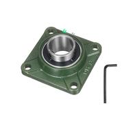 QUARKZMAN Palier UCF210, Alésage De 50mm Auto-Alignant, Base En Fonte Solide, Palier À Flasque Carré Monté En Acier Chromé, (ABEC3)