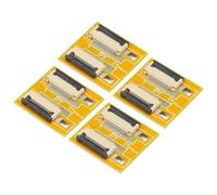 QUARKZMAN Paquet de 4 FFC FPC Extension Carte pcB Extension ZIP 16 Broche | HDD Connecteur, 0,5 mm Pas Simple Côté pour LCD 3D Imprimante Caméra DVD TV Ordinateur Portable