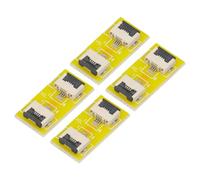 QUARKZMAN Paquet de 4 FFC FPC Extension Carte pcB Extension ZIP 4 Broche | HDD Connecteur, 0,5 mm Pas Simple Côté, pour LCD 3D Imprimante Caméra DVD TV Ordinateur Portable