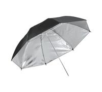 QUARKZMAN Parapluie D'Éclairage pour Photographie, 33 Pouces De Diamètre Accessoires De Parapluie Parabolique Réfléchissant avec Intérieur Argenté, Adapté pour