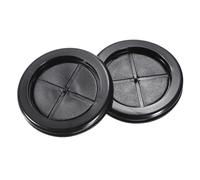 QUARKZMAN Passe-Fil en Caoutchouc Rond à Montage Double Face Diamètre 65 mm, Diamètre Intérieur 60 mm, pour la Protection des Fils, Lot de 10 Pièces