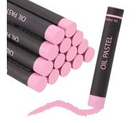 QUARKZMAN Pastels À L'huile Doux, Craies À L'huile Couleurs Vibrantes Fournitures Artistiques À Mélanger Pour Peinture Dessin Fusion Artistes Débutants Professionnels(Pink, Pack Of 36)