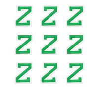 QUARKZMAN Patches De Lettres À Repasser, Lettre Y, 1.4" Patch Alphabet Brodé À Coudre A-Z Avec Adhésif À Repasser Pour DIY Décoration Réparation Chemises Jeans Vestes (Vert, 9pcs)