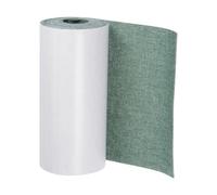 QUARKZMAN Patchs de Réparation en Lin 3,9"x63" Auto-Adhésifs pour Tissu de Canapé en Lin Fin, pour Meubles, Canapés, Vêtements, Gris Vert