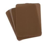 QUARKZMAN Patchs Thermocollants pour Réparation de Tissu de Vêtements, 4,9"X3,7", pour Vêtements, Pantalons, Sacs, Réparation de Trous Et Décoration, Lot de 18 (Camel)