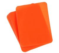 QUARKZMAN Patchs Thermocollants pour Réparation de Tissu de Vêtements, 4,9"X3,7", pour Vêtements, Pantalons, Sacs, Réparation de Trous Et Décoration, Lot de 10 (Tangerine)