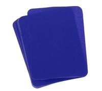 QUARKZMAN Patchs Thermocollants pour Réparation de Tissu de Vêtements 4.9"X3.7" pour Vêtements, Pantalons, Sacs, Réparation de Trous Et Décoration Lot de 10 (Bleu Foncé)