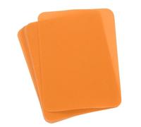 QUARKZMAN Patchs Thermocollants pour Réparation de Tissus, 4,9"X3,7", pour Vêtements, Pantalons, Sacs, Réparation de Trous Et Décoration, Lot de 10 (Orange)