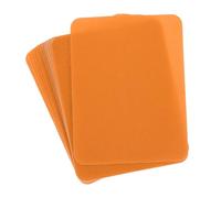 QUARKZMAN Patchs Thermocollants pour Réparation de Tissus, 4,9"X3,7", pour Vêtements, Pantalons, Sacs, Réparation de Trous Et Décoration, Lot de 18 (Orange)