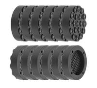 QUARKZMAN Patins Anti-Vibrations pour Machine à Laver, 12 Pièces en Silicone avec 19 Ventouses Puissantes pour Empêcher la Machine de Marcher (Noir, Diamètre 2,5 Pouces)