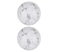 QUARKZMAN Pierre Précieuse Sphère Boules 30mm Mini Naturel Quartz Sphère | Polie Sculptée Main Cristal Boule Cristaux Pierres Cadeau Pour Jardin Cuisine Salon Chambre Décoration Beige 2 Pcs