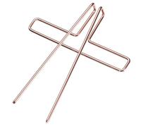 QUARKZMAN Pince Métallique Pour Livres De Musique, Support De Pages Portable Pour Lecture De Partitions De Piano Et Livres De Cuisine, Accessoires De Lecture (Or Rose)