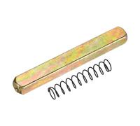 QUARKZMAN Pivot De Poignee De Porte, Pivot De Remplacement De Poignee De Porte 65mm Avec Ressort, Pieces De Rechange Pour Poignees Droites Vintage Pour Serrures Mecaniques, Ton Or