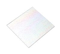 QUARKZMAN Plaque De Verre vitral Mosaïque 3.9 Pouce x 3.9 Pouce Feuilles De Verre vitral Transparentes Pour Artisanat DIY, Projet Artistique