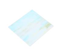 QUARKZMAN Plaque De Verre vitral Mosaïque 3.9 Pouce x 3.9 Pouce Plaques De Verre vitral Bleu Vert Pour Artisanat DIY, Projet Artistique