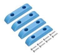 QUARKZMAN Plastique Repose-Pouce Basse Repose-Doigt Bleu Pour Electric Bridge Guitar Avec Vis 4pcs