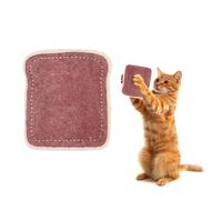 QUARKZMAN Play Item, Game Accessory À Cataire Résistant Aux Morsures, Durable Et Amusant, Play Item, Game Accessory À Mâcher pour Chat en Forme De Pain Rempli De Cataire (Brun Blanc), Destin