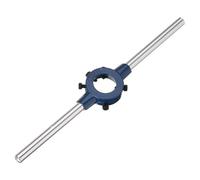 QUARKZMAN Porte Filière à Poignée Ronde 30mm Support de Poignée de Clé à Filetage Réglable pour Outils de Réparation de Filetage Boulon (pour M10-M11 Filières Métriques/30mm OD Matrices)