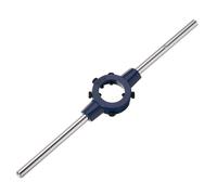 QUARKZMAN Porte Filière à Poignée Ronde 38mm Support de Poignée de Clé à Filetage Réglable pour Outils de Réparation de Filetage Boulon (pour M12-M14 Filières Métriques/38mm OD Matrices)