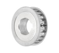 QUARKZMAN Poulie De Courroie Crantée Type L (Pas 3/8") 20 Dents Alésage 28mm Courroie 0.5" De Largeur, P20L050-B28/8 * 3.3 Roue Synchrone En Alliage D'Aluminium Imprimante 3D, Machines CNC,