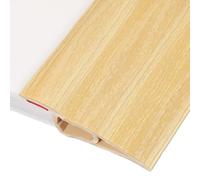 QUARKZMAN Profil De Transition De Sol 3.3ft Bande De Bordure Autoadhésive Pour Sols Inégaux Intervalles De 1/2" À 9/16", Brun Clair