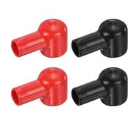 QUARKZMAN Protecteur De Borne De Batterie, 4 Pcs Protections De Bornes De Batterie Pour Camion Couvre De Protections Pour Positives Et Capuchons Pour Tiges L12-20-43mm