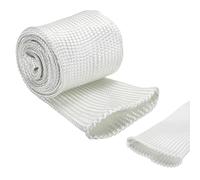 QUARKZMAN Protecteur De Câble Isolant, 60mm/2.36 Pouces-2m/7 Pieds Manchon en Fibre De Verre Résistant Aux Hautes Températures Blanc